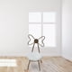 thumbnail image 5 of Silla de metal para casa de muñecas a escala 1:12 con cojín de felpa. Muebles modernos. Dorado, 5 of 7