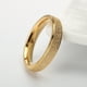 thumbnail image 1 of Anillo de acero inoxidable en oro rosa de 2 mm, 4 mm y 6 mm, anillo de pareja de acero de titanio esmerilado que no se decolora, 1 of 6