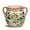 Green, variant on BUYMAX Sage Green Ceramic Plant Pot, Vintage Two-Handle Flower Pot with Drainage Hole for Herbs & Succulents, Indoor Outdoor Farmhouse Decor