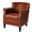 Caramel, variant on Polyester Blend Material - Sturdy Wood Frame and No Sag Springs - Home Lounge - Durable and Comfortable Use