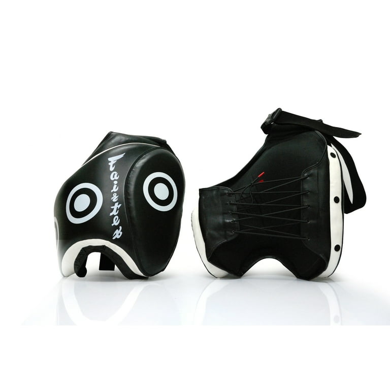 【新品】Fairtex Thigh Pads TP3 Black Fairtex Thigh Pads, Syntek Leather, Multi-Layer Foam, Black