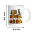 thumbnail image 2 of FHBVT Floral Book Lover Mug, Personalized Reading Mug, Ceramic Coffee Cup for Book Lovers, Librarians, Teachers, Perfect Gift for Birthdays, Holidays, Anniversaries, and Book Enthusiasts, 2 of 4