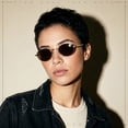 thumbnail image 3 of SA106 Oval Metal Sunglasses for Women and Men, 3 of 7