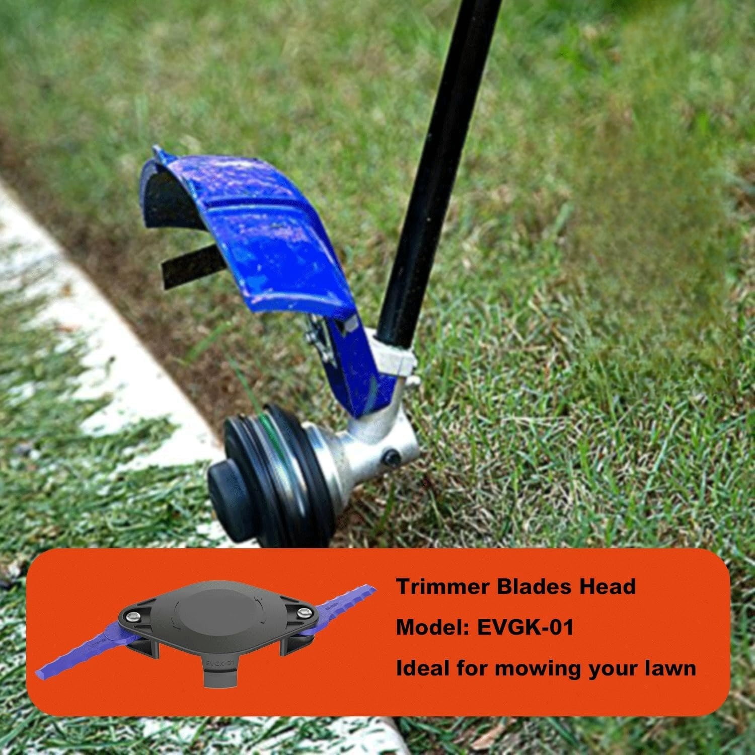 KST120X Trimmer Blade and Cover Caps Kit Fit for Kobalt KST120X-06 KST2040-06 and Kobalt 40v Max Dual-Line Trimmer Include 8 Quickload Blades+4 Screws +1 Trimmer Head
