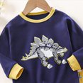 thumbnail image 6 of Gibobby Boy Outfits Fall Winter Printed Cute Printed Long Sleeve Outwear Clothing Sets 1T 2T 3T 4T Toddler Boys Outfit Sets(3-6 Months,Yellow), 6 of 6