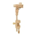 thumbnail image 3 of Adjustable Embroidery Hoop Holder with Clamp, Wooden Stitch Stand, Rotated Embroidery Hoop Holder Stand for Embroidery, Needlepoint Craft, 3 of 10