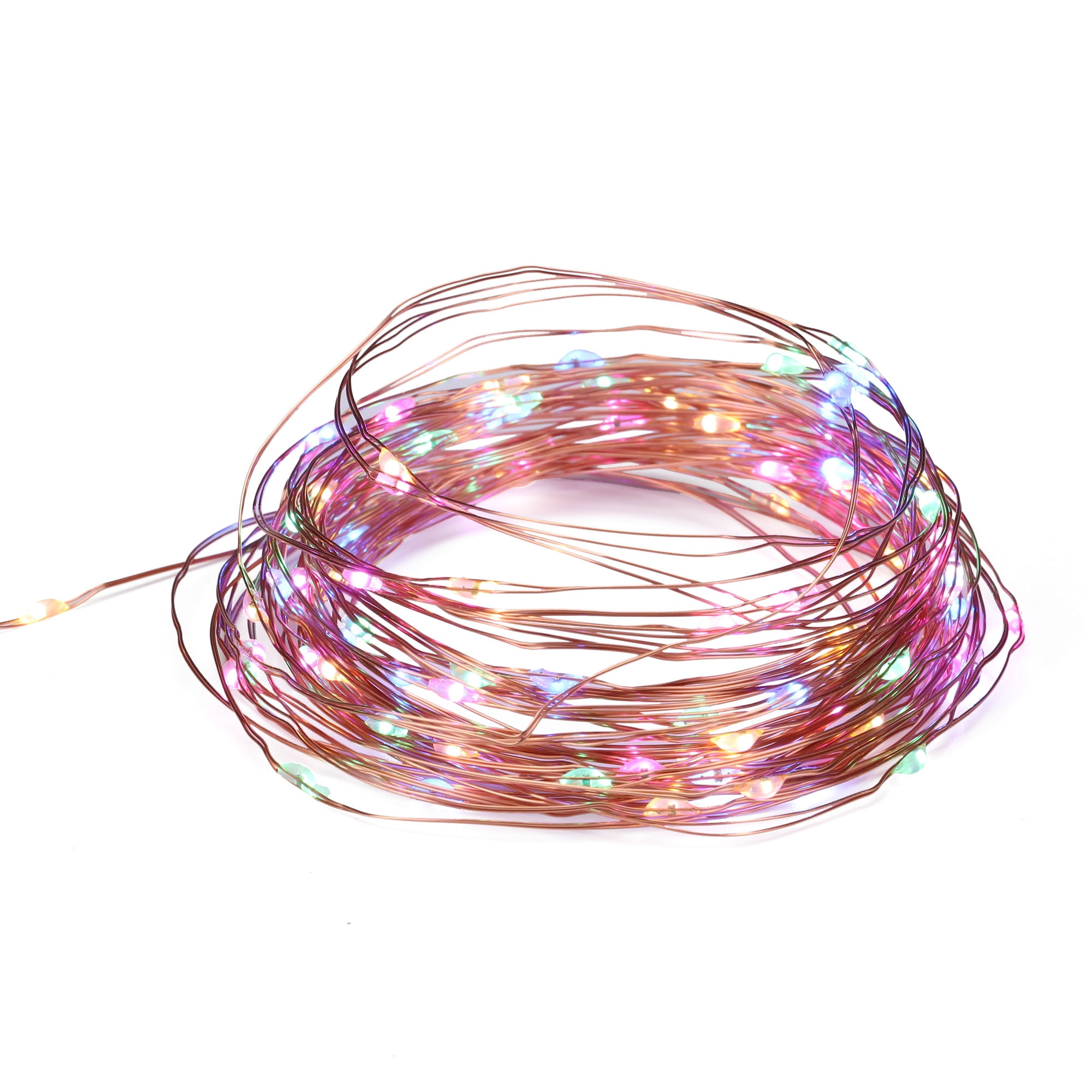 33ft 100 LED Outdoor String Lights, Multicolor Fairy Lights with Remote