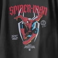 thumbnail image 3 of Marvel Spider-Man Brand New Day Youth Gothic Script Aesthetic T-Shirt (Black, XS-XL), 3 of 4