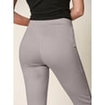 thumbnail image 3 of Made by Johnny Women's Casual Leggings Stretchy Work Ankle Pants Office Slacks with Pocket XL LIGHT_GREY, 3 of 6