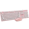 thumbnail image 4 of Kit de reemplazo de teclado y mouse USB con cable ultradelgado oso de fresa  Hogar, 4 of 5