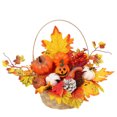 thumbnail image 1 of Inteprter Guirnalda de calabaza, simulación falsa, hojas de arce vegetales, colgador de pared, cesta de bambú, decoraciones, guirnalda, accesorios de Kits de decoración para fiestas Tipo 2 Inteprter HA069480-02, 1 of 6