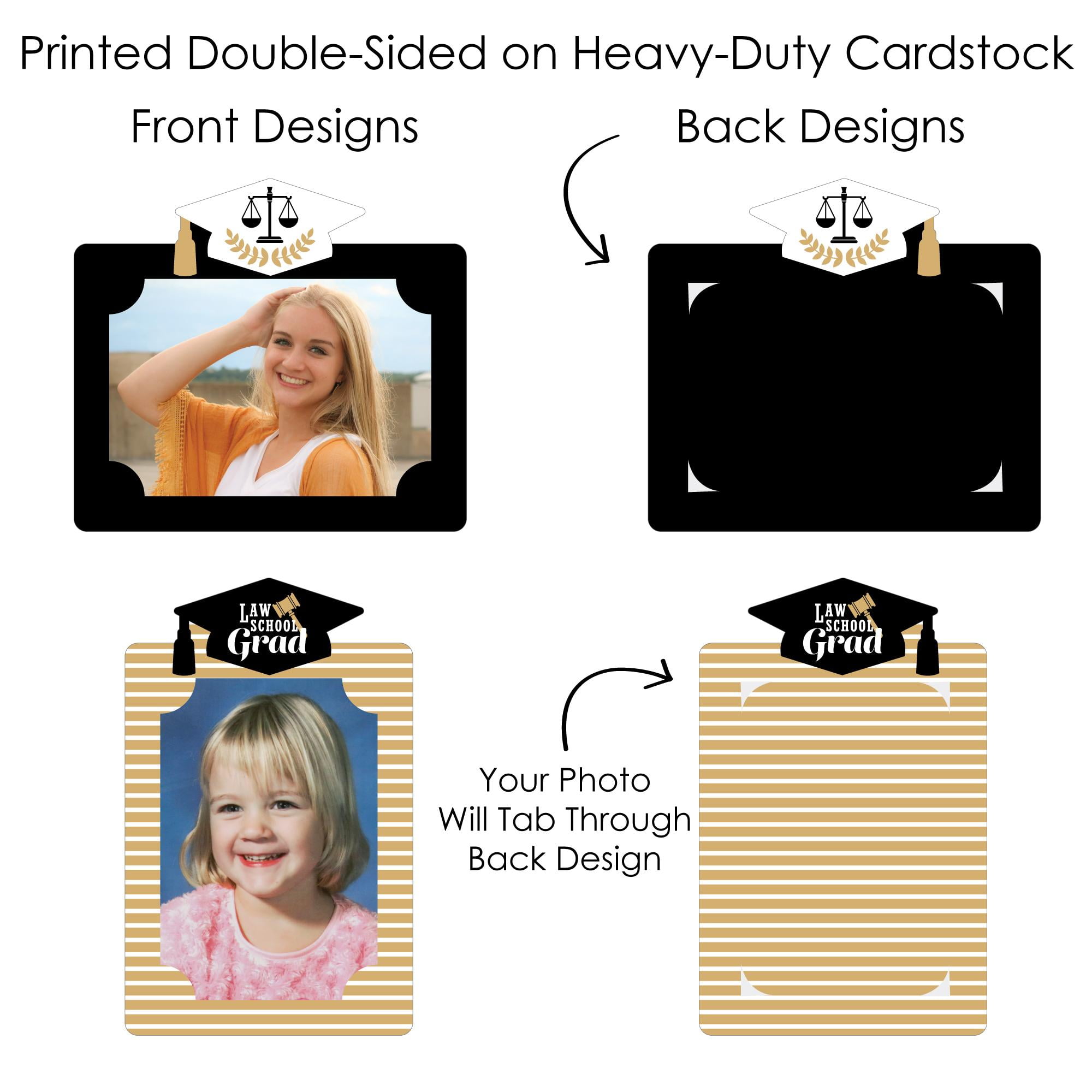 Law School Grad Party Decor - 35 Piece Future Lawyer Centerpiece Sticks For Graduation Celebration