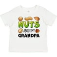 thumbnail image 3 of Inktastic Nuts About My Grandpa Peanut, Almond, Pistachio Boys or Girls Baby T-Shirt, 3 of 5