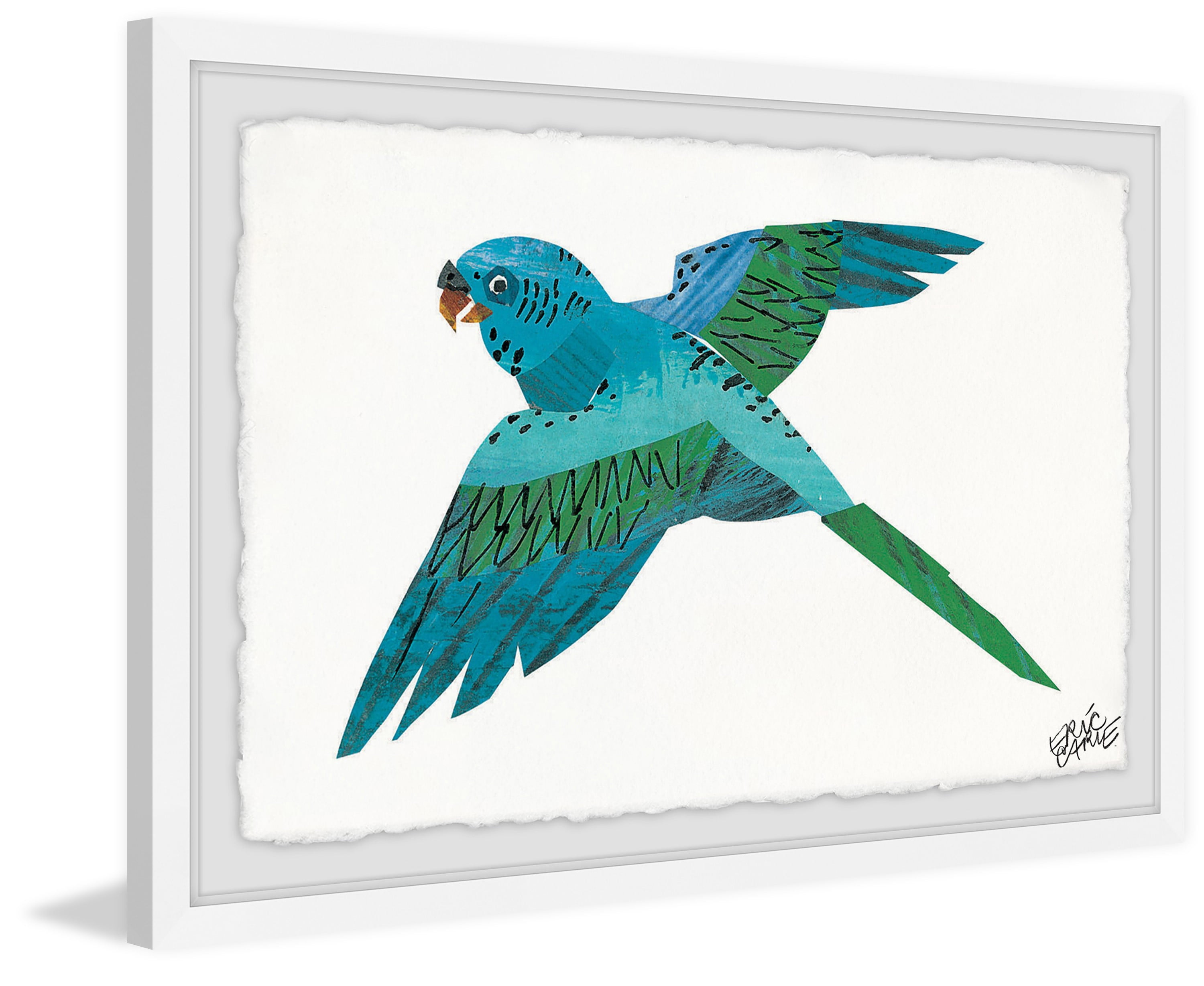 Marmont Hill Abc Bird By Eric Carle Framed Wall Art, 12.00" x 1.50"