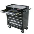 thumbnail image 5 of Rolling Tool Cart with Wheels, Tool Organizer Cart Cabinet with 7-Drawer and Keyed Locking System High Capacity Tool Storage Cabinet, Black, 5 of 7