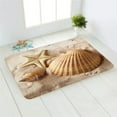 thumbnail image 5 of 40*60cm Beach Shell Starfish Bathroom Door Mat Non-slip Carpet Printed Soft Pad Doormat Front Floor Rug Home Decor, 5 of 5