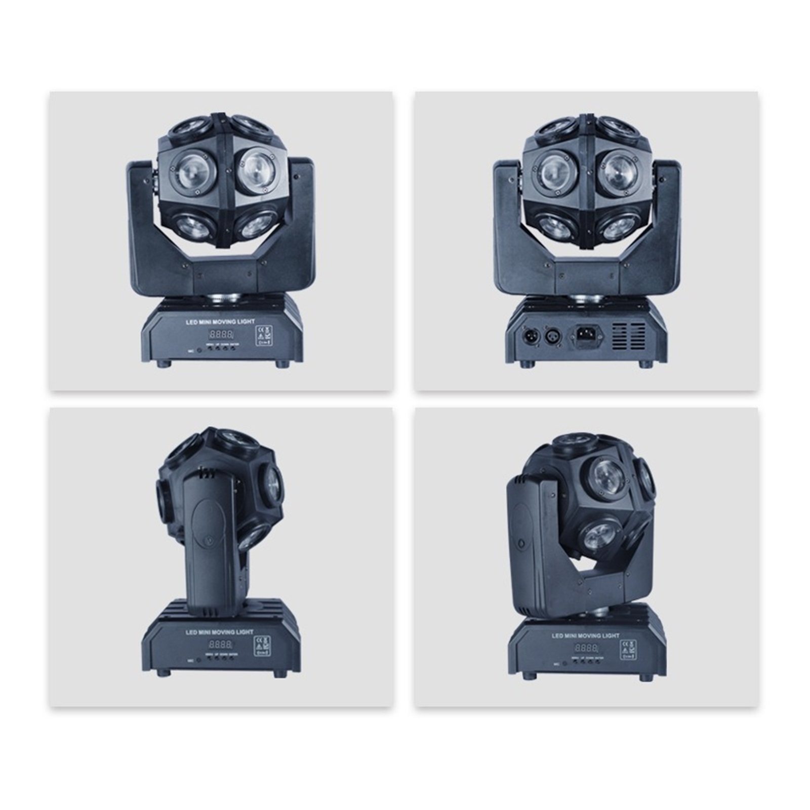 DJ Stage Head Light 12pcs RGBW 4in1 High Brightness Led Head Light Disco Ball Party Light Aro De Luz Selfie Ring Light