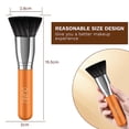 thumbnail image 5 of DUAIU Foundation Brush Flat Top Kabuki Foundation Brush for Liquid Makeup,Premium Synthetic Makeup Brushes for Cream,Powder,Blending,Buffing and Stippling,Professional Face Brush, 5 of 7