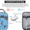 thumbnail image 4 of Cartoon(303)Sac à Lunch Mickey mouse Réutilisable Isolé pour Garçon Fille Sac Isotherme Étanche pour Travail Pique-Nique Voyage Randonnée Plage Camping, 4 of 5