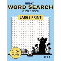 Themed Word Search Puzzle Book Vol. 1, (Paperback)