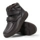thumbnail image 2 of FitVille Botas de invierno anchas para hombre, botas de nieve gruesas y cálidas, botas ligeras antideslizantes impermeables con forro de piel y gancho, 2 of 5