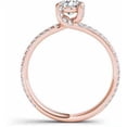 thumbnail image 3 of 1-1/4 Carat T.W. Diamond Classic Engagement Ring in 14kt Rose Gold, 3 of 5