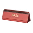 thumbnail image 2 of Ganfancp 2025 Mini Calendario de Escritorio Horizontal Color Sólido Planificador Diario de Oficina Libro de Autodisciplina Ornamento de Escritorio Ofertas Del Día 1* Calendario, 2 of 7