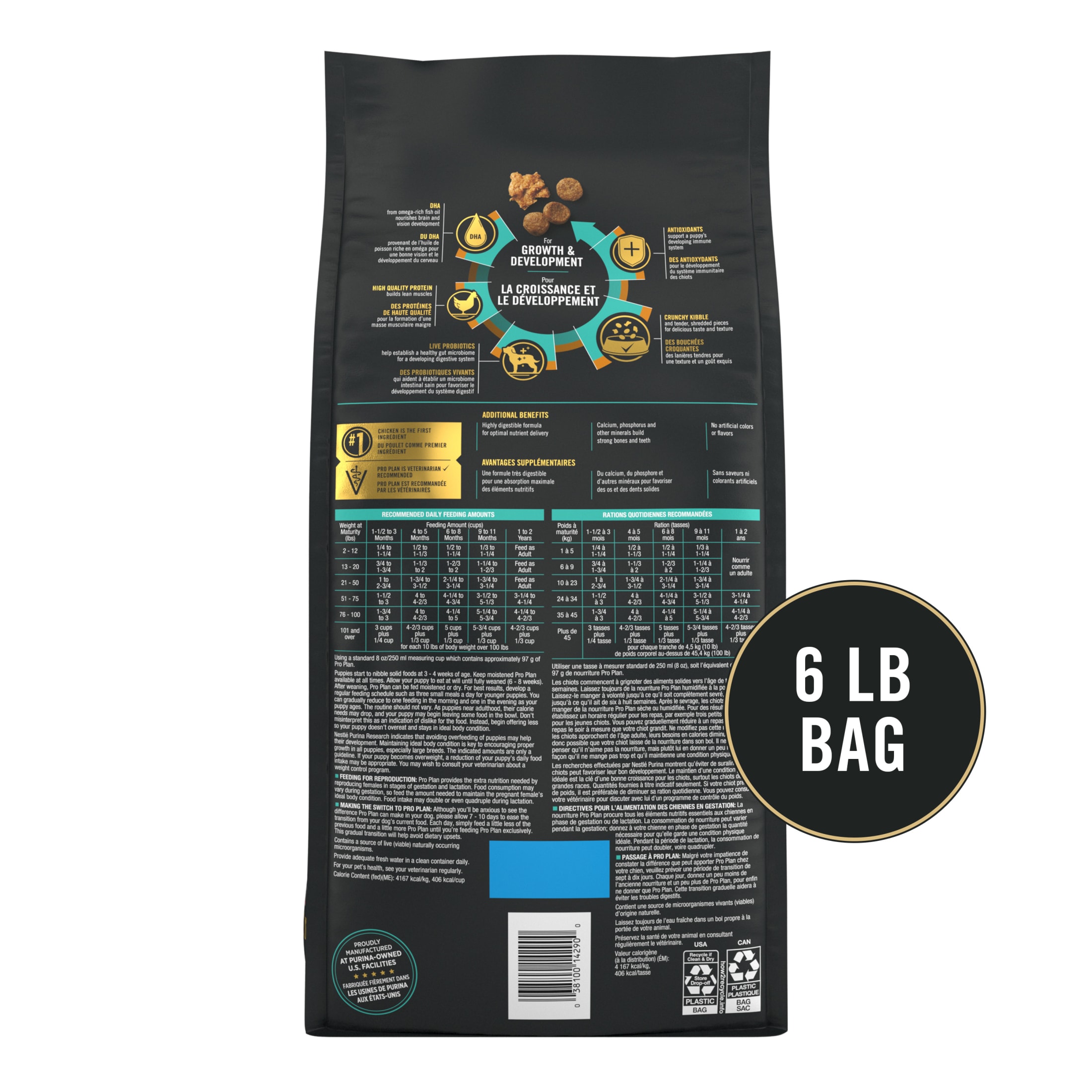 Purina Pro Plan Puppy Chicken & Rice High Protein Dry Food photo 6