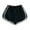 Black, variant on yillto Women Sport Shorts Casual Loose Elastic Waist Sweat Shorts Summer Lounge Shorts for Womens