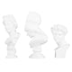 thumbnail image 3 of 3pcs Mini Bust Statue Greek Resin Sculptures for Home Office Decoration Artistic Table Ornaments Featuring Athena and Modern Desk Decor, 3 of 3
