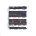 thumbnail image 1 of 12PCS Tennis Racket Overgrip Sweat Band Absorption Grip PU Badminton Racket Handle Grip Tennis Griptape Padel Racket Grip 12PCS Black, 1 of 6