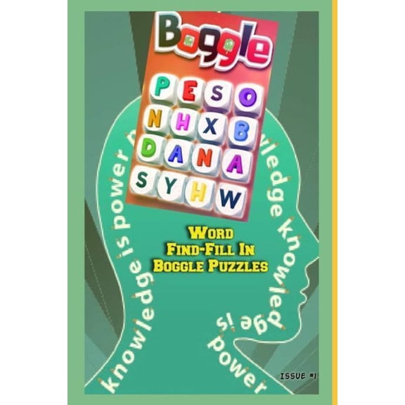 Word Find-Fill In Boggle Puzzles, Issue #1: This Classic Boggle Brain Book Is 6x9 Inches With 150 Puzzles, (Paperback)