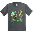 thumbnail image 3 of Inktastic Cute Lizards Hanging out Youth T-Shirt, 3 of 5