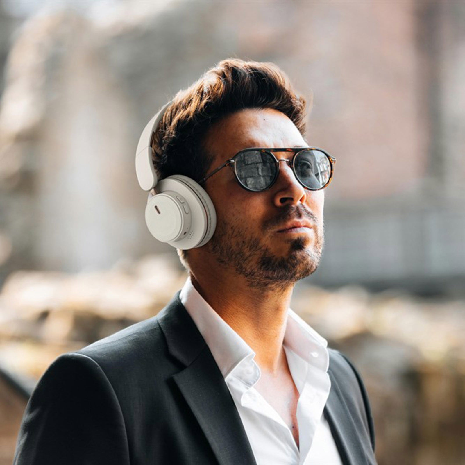 Trucker Bluetooth Headphones with Microphone Noise Canceling Wireless On Ear Headset, Hands Free Wireless Headset for Cell Phone Computer Office Home Call Center Skype