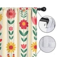 thumbnail image 4 of Blackout Kids Curtains,Pioneer Flower Childrens Insulated Curtains Set Of 2,Bedroom Essentials,Toddler Room Decor 42x63in(106x160cm), 4 of 4