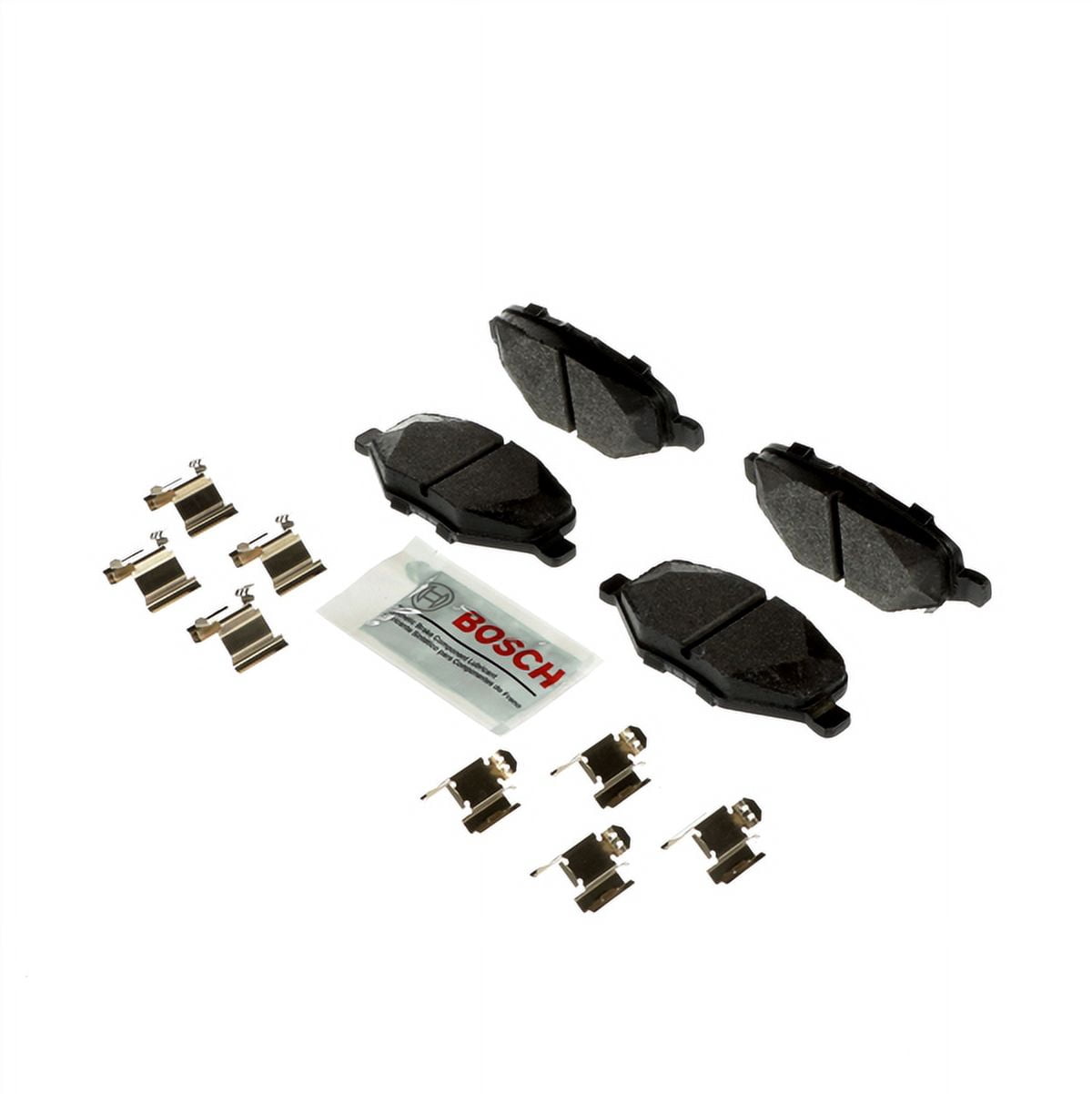 Bosch BE1612H Bosch Blue Semi-Metallic Brake Pads with Hardware