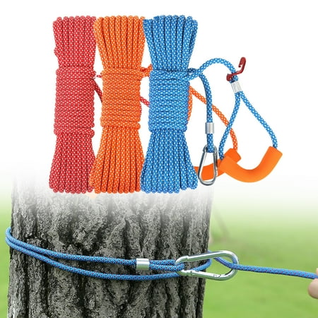 

SPRING PARK Clothesline Clothes Drying Rope Portable Travel Punch-free Clothesline Adjustable for Indoor Outdoor Laundry Clothesline Windproof Clothes Line Hanger for Camping Travel & Home Use