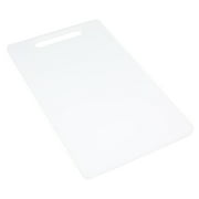 Chef Craft Basic Solid Plastic Cutting Board, 17.5 x 11 inch, White