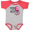 thumbnail image 3 of Inktastic You're Just Jelly with Pink Jellyfish Boys or Girls Baby Bodysuit, 3 of 5