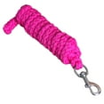 thumbnail image 2 of Horse Riding Poly Roping Lead Rope Pink 1/4 Inx8 Ft Snaps, 2 of 5