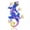 Blue, variant on LILIANG Metal Gecko Wall Decor,Large Wall Gecko Decor for Outdoor Wall Art and Fence Decorations