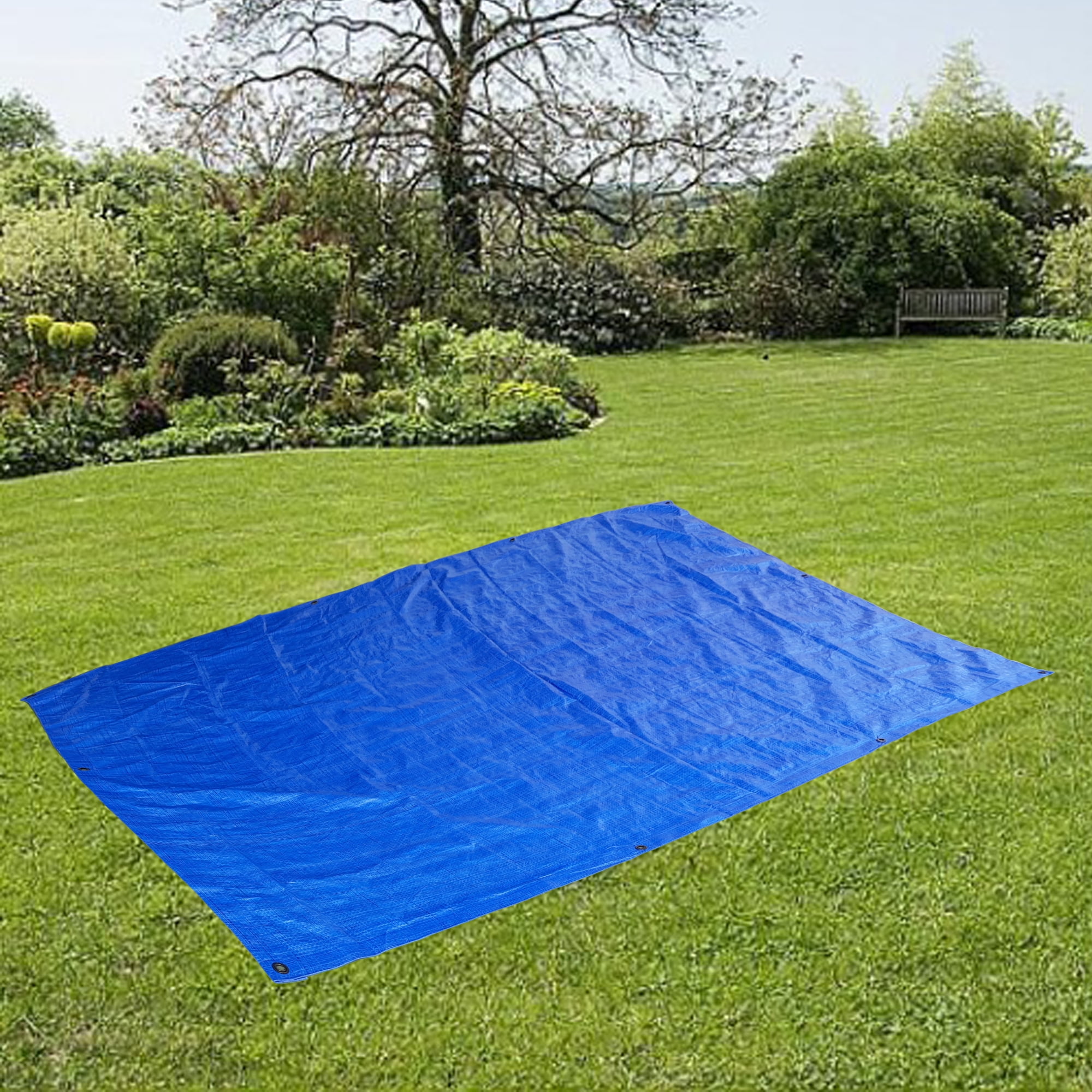 Hyper Tough Light-Duty 8' x 10' Polyethylene Tarp in Blue