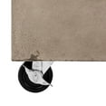 thumbnail image 5 of SAFAVIEH Outdoor Collection Gargon Concrete Coffee Table & Casters Dark Grey, 5 of 7