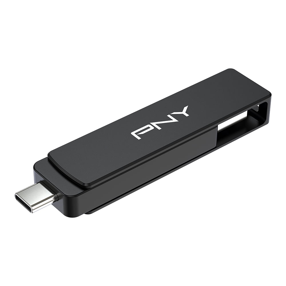 PNY 1TB DUO LINK V3 USB 3.2 Gen 2 Type-C & Type-A OTG Flash Drive Extreme Speeds Read/Write 1000/800MB/s External Mobile Storage Compatible with Smartphone/Tablet/Laptops/Desktops
