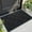 Black, variant on Buganda Door Mat Outside, Heavy Duty Dirt Trapper Doormat, Non Slip Low Profile Mat for Inside, 17"x30", Black
