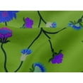 thumbnail image 5 of oneOone Viscose Jersey Green Fabric Leaves & Clover Sewing Material Print Fabric By The Yard 60 Inch Wide, 5 of 7