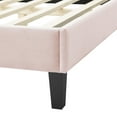 thumbnail image 6 of Modway Soleil Performance Velvet Full Bed in Pink, 6 of 10