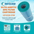 thumbnail image 2 of Hurricane 2 Pack HF4326-01M Elite Aseptic Pool Spa Filter Cartridge Replacement, 2 of 7