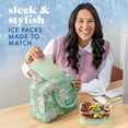 thumbnail image 5 of Cool Coolers by Fit & Fresh XL Slim Ice Packs, Space Saving Reusable Ice Packs for Lunch Boxes, Freezer Packs, Reusable Ice Packs for Lunch Boxes & Coolers, 4pk, Sage, 5 of 10