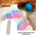 thumbnail image 3 of Hyasfey Multi-Functional Sock Ruler Accurate Scale Portable Wooden High Hardness DIY Knitting Weaving Crochet Size Measurement Gauge Tool, 3 of 7